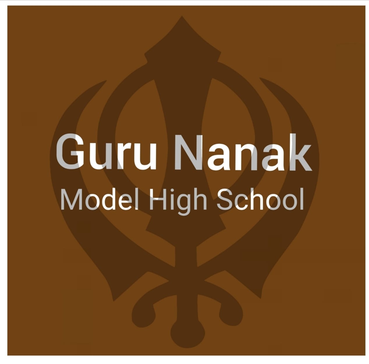 Guru Nanak Model High School Logo